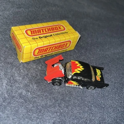 Chevy 57 Matchbox 1983 1/64 caja de rejilla amarilla sin usar Foto 1 de 4