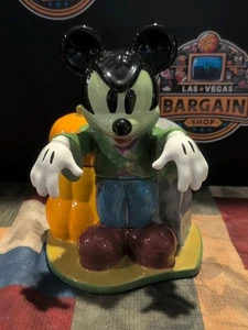 BRANDNEU HANDBEMALT HALLOWEEN FRANKSTEIN MICKEY KEKSDOSE - Bild 1 von 6