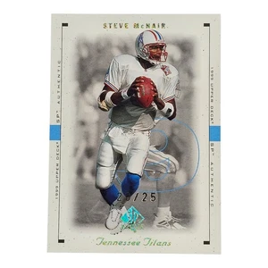 1999 SP Authentic Excitement Gold Steve McNair #86 SP #'d /25 RARE - Picture 1 of 2