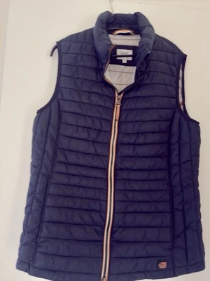 Camel Active Damenweste In Gr.40 Dunkelblau mit Reißverschluss Top Zustand - Bild 1 von 2