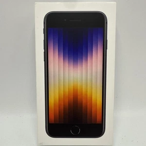 Verizon Apple iPhone SE3, 64GB, Black - Prepaid Smartphone Locked - New/Sealed! - Picture 1 of 5