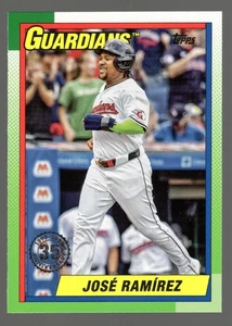 Serie 1 de béisbol Topps 2025 - José Ramírez #T90-51 1990 35 aniversario - Imagen 1 de 2