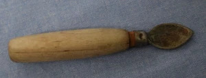 Vintage 5.5" Peach Pitter Fruit Corer w/Wood Handle Primitive #3 - Picture 1 of 2