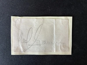 Autógrafo Ned Garver Corte, Grupo Certificado JSA, Automático, Lápiz, TBC - Imagen 1 de 3