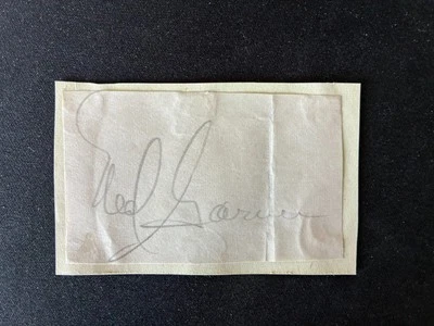 Ned Garver Cut Autograph, Group JSA Certified, Auto, Pencil, TBC - Image 1 of 3