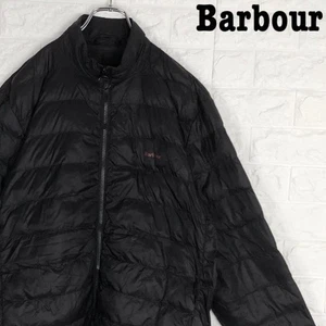 Barbour Down Jacket Black Asian fit M US size S Used Men's Polyester Authentic - Picture 1 of 10