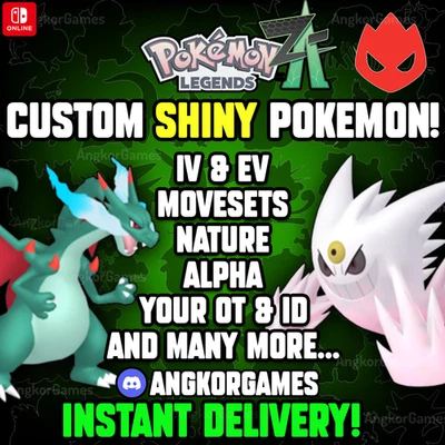 ✨ Custom Shiny Pokemon ✨6IV ✨Your OT & ID ✨ MAXED STATS✨Pokemon Legends ZA - image 1 of 3
