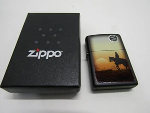 NIB COWBOY HAT ROPE RANCH FARM ZIPPO LIGHTER - Picture 1 of 4