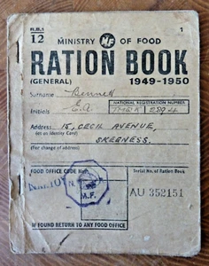 Ration Book 1949-50 Skegness Used - Picture 1 of 1