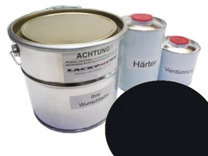 5 Liter Set 2K Autolack für Scania 1366271 Black Chassis kein Klarlack Lackpoin - Bild 1 von 3
