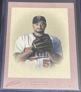 Johan Santana 2005 Donruss Studio Portraits Sepia Red 27/35 #SP-57 Twins - Picture 1 of 3