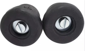 Velox ROAD OR MOUNTAIN BICYCLE BIKE RUBBER HANDLEBAR END PLUGS PAIR NEW (2) - Picture 1 of 2