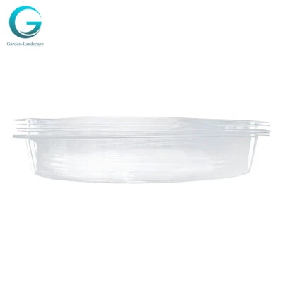 Paquete de 5 bandejas de goteo de platillos para macetas de plástico de 12 pulgadas platillos duraderos para plantas Foto 1 de 4