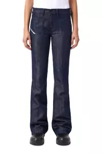 Diesel Women's Jeans Size W24 L32 D-Ebby Bootcut Flare Low Waist Z9B15 - Picture 1 of 9