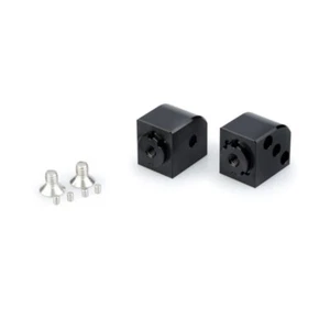PUIG ADAPTERS POGG. ADJUSTABLE PASSENGER KAWASAKI Z750R 2011-2012 BLACK - Picture 1 of 1