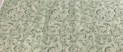 BENARTEX FESTIVE CHICKADEE #BEN4212-40 PERGAMINO LAVADO - VERDE CLARO - POR YARDA Foto 1 de 2