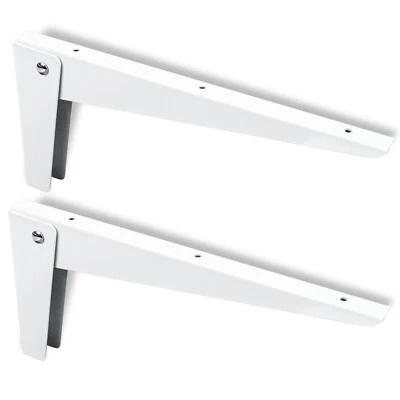 Regalträger Klappträger Regalwinkel Regal Weiß Klappkonsole Winkel f. Regalboden - Bild 1 von 4
