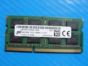 Lenovo T460 Micron 8GB 2Rx8 PC3L-12800S Memoria RAM SO-DIMM MT16KTF1G64HZ-1G6N1 - Imagen 1 de 2