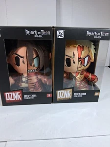 YuMe ATTACK ON TITAN 7 Zoll DZNR Sammlerstück Plüsch 2 Stück - Bild 1 von 4