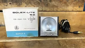 Bolex Lite S2 Super 8 Cine Camera Constant Video Light in Original Box V16 - Picture 1 of 6