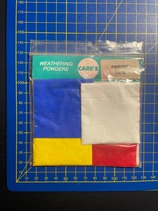 CARR'S MODELLING PRODUCTS C1104 - WEATHERING POWDER PRIMARY TINTS - NUOVO - Picture 1 of 1