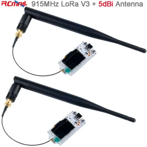 915MHz ESP32 LoRa32 V3 Platine + 5dBi LoRa Antenne 915 MHz für Meshtastic LoRaWAN - Bild 1 von 9