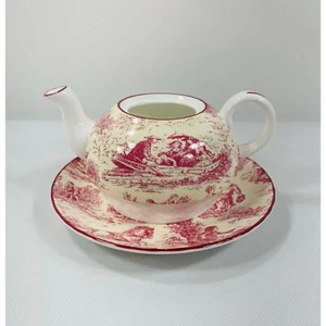 Royal Patrician TEA FOR ONE Staffordshire England INDIVIDUELLE Teekanne & Untertasse - Bild 1 von 6