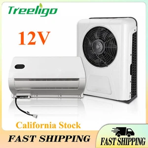 12V Split Truck Cab Cooling Air Conditioner Kits For Semi Bus RV Caravan Vehicle - Picture 1 of 10