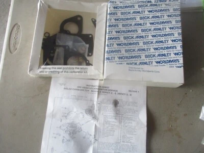 New NOS Volkswagen Solex Carburetor Gasket Rebuild Kit # 162-9535  15699  15282C - Image 1 of 3