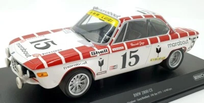 Minichamps 1/18 Scale 155 722715 BMW 2800 CS Marabout Spa 1972 Gaye - Imagen 1 de 4