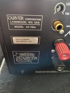 Carver AV-705x - Picture 1 of 5