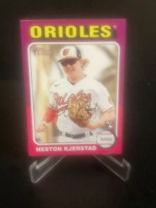 💎2024 Topps Heritage Baseball #327 Heston Kjerstad RC - Baltimore Orioles - Bild 1 von 6