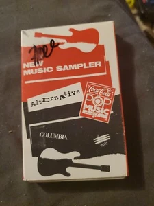 1991 "New Music Sampler/Alternative" 10-song promo Cassette SLEEVE Coca-Cola - Picture 1 of 4