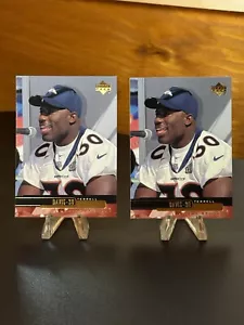 (2) Carte Calcio Upper Deck 1999 - #67 Terrell Davis - Denver Broncos - Foto 1 di 2