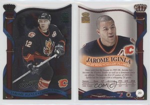 2001-02 Pacific Crown Royale Retail Jarome Iginla #20 HOF