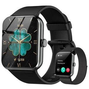 BlackView SmartWatch Blood Pressure Heart Rate Fitness Tracker for IOS Android - Picture 1 of 13