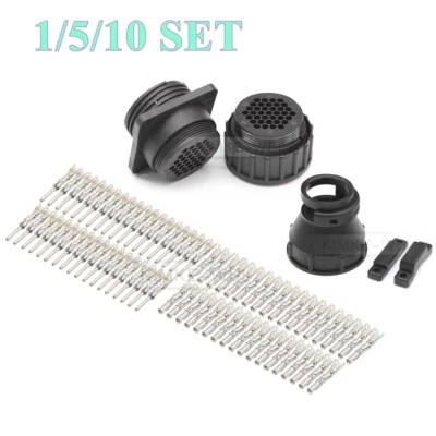 37 Pin/Way TE/AMP/TYCO CPC Series Circular Male Female Connector Plug Socket Kit - Image 1 of 4