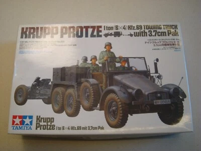 Tamiya 259, Krupp Protze Kfz. 69 with Pack 3,7 cm - Immagine 1 di 2