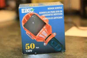 Eiko 15800 - 50A/RS/TF-130V A19 Rough Service Light Bulb TWO PACK - Picture 1 of 6