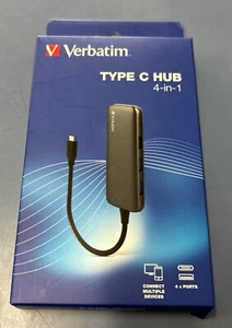 Verbatim Type C HUB 4 in 1 - Picture 1 of 2