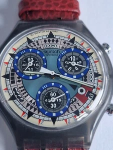 Swatch Chrono SCM401 Atz Eco - NEW UNWORN New BATTERY  - Bild 1 von 14