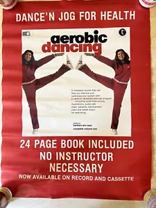 Seltenes Werbeposter Aerobic Tanzen Dance'n Jog für die Gesundheit im Geschäft - Bild 1 von 7