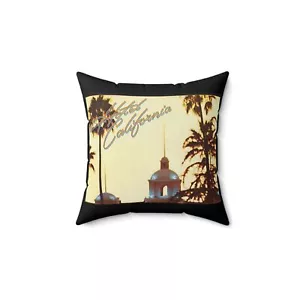 Incredible Hotel California, 3 sizes, Spun Polyester Square Pillow - Picture 1 of 13