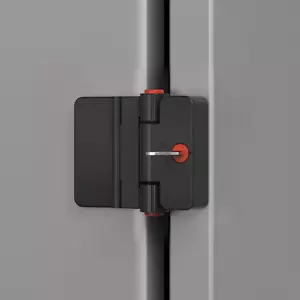 Refrigerator Door Locks Double Button Adhesive Fridge Lock with Keys - Picture 1 of 12
