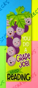 Eureka Grape Scented Scratch & Sniff Bookmark - Picture 1 of 3