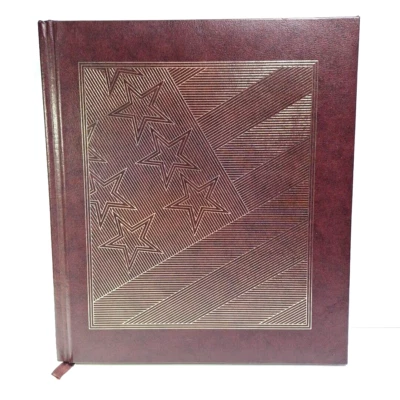 US History We Americans National Geographic 1988 HC Padded Cover Gold Gilt VG — 第 1/4 张图片