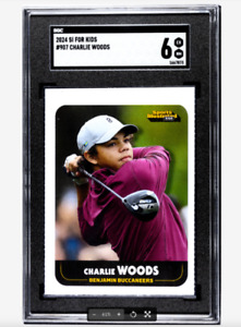 2024 Sports Illustrated SI for Kids Charlie Woods RC #907 SGC 6 EX-NM 873