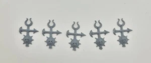 Warhammer Tabletop BITZ BITS : CHAOS EMBLEME SLAANESH - Klein - - Bild 1 von 1