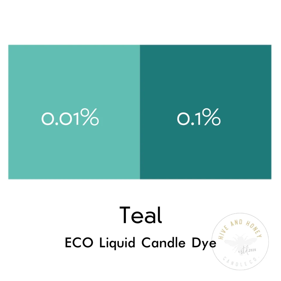 Teal Liquid Candle Dye | ECO Reach Liquid Candle Dye For Candles + Soaps - Image 1 of 1