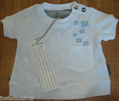 Jottum baby girl white top t-shirt BNWT 62, 80 cm 3-6, 9-12-18  dutch designer  - Image 1 of 2